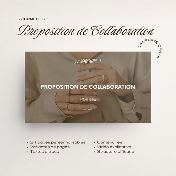 Proposition de collaboration