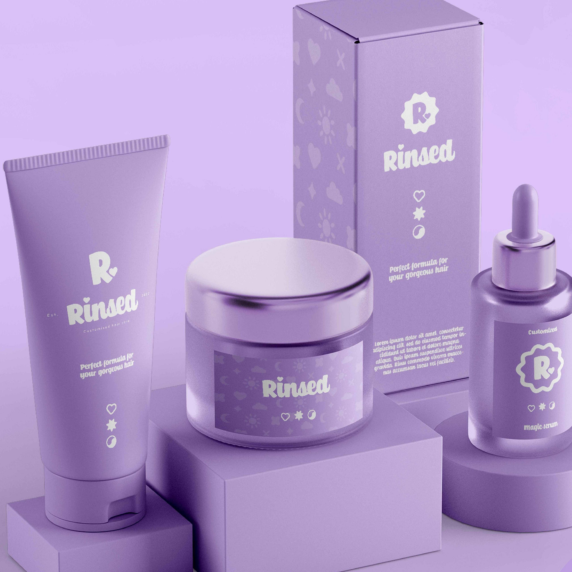 polina_polozyuk_shampooing_cheveux_logo_rinsed_graphiste_designer_de_marque